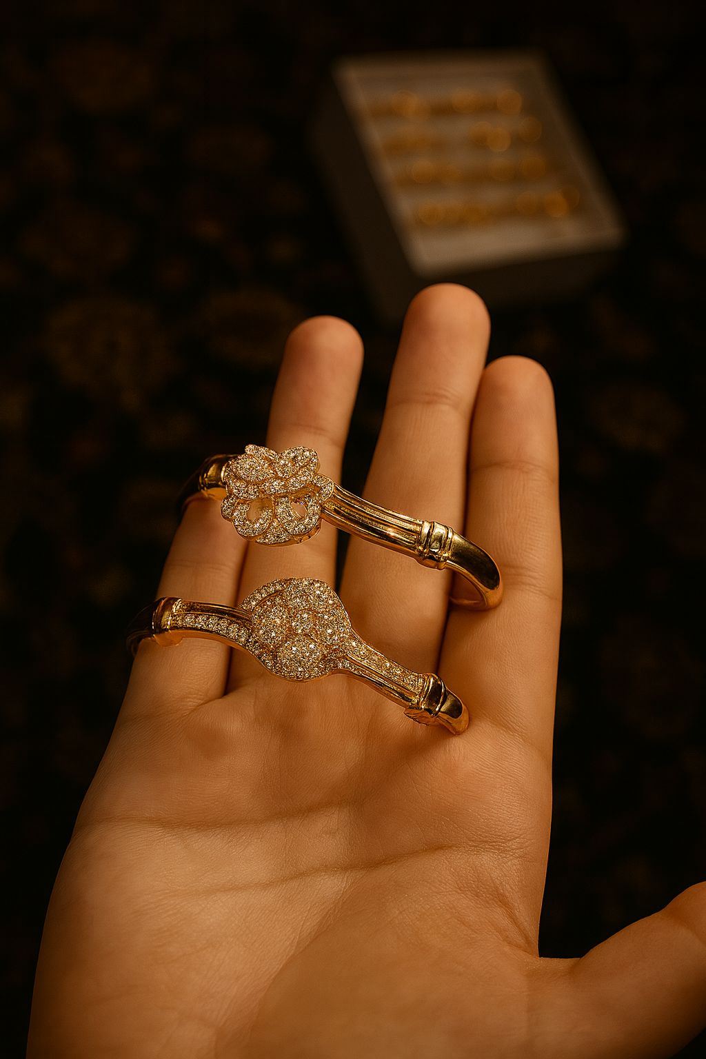 Gold plated braclet