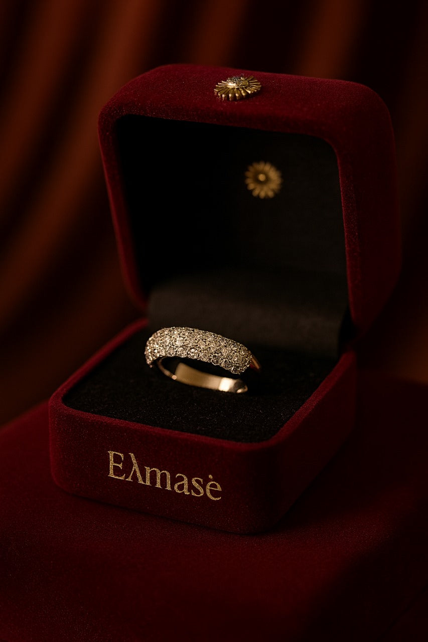 Classic Diamond Cluster Band