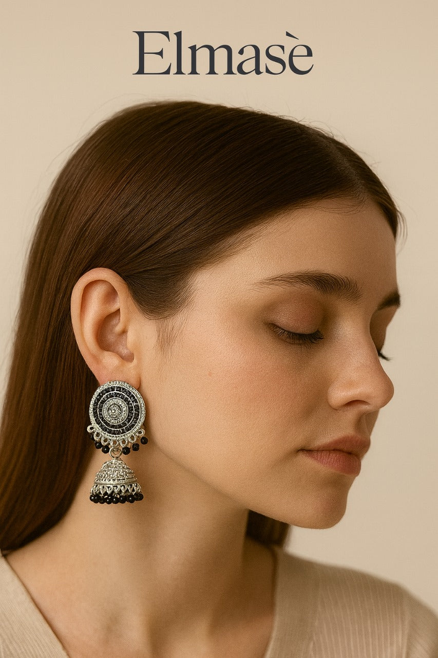 Royal Amethyst Jhumkas