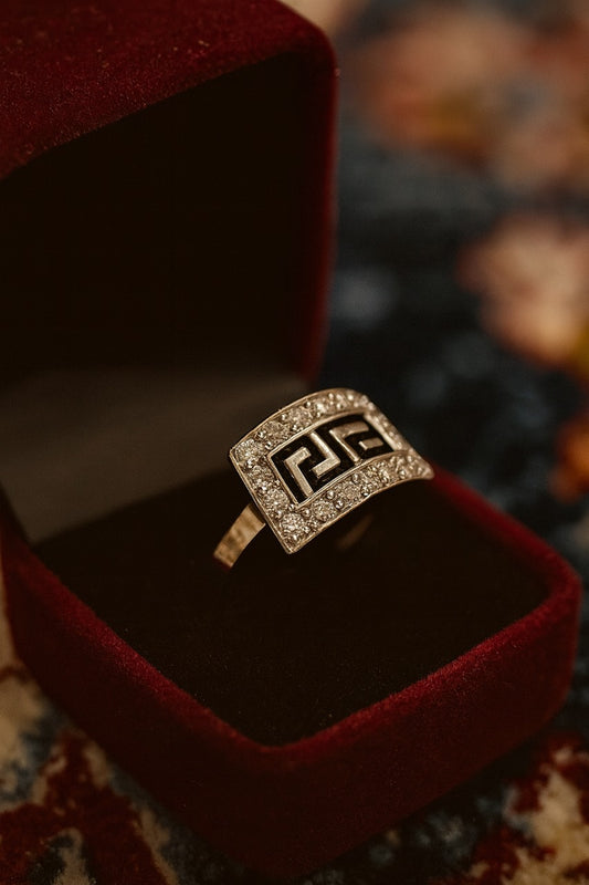 Bold Geometric Statement Ring