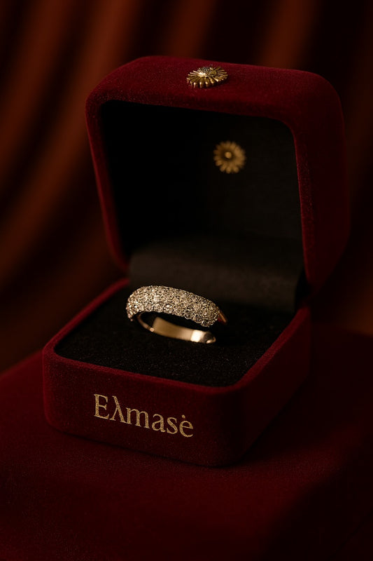Classic Diamond Cluster Band